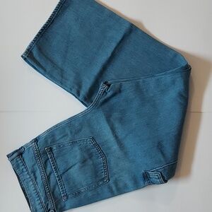 Old Navy Jeans Womens Size 12 Extra High-rise Sky-hi Wide Leg